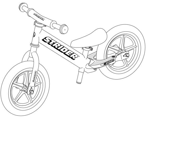 illustration Strider 12 Sport balance bike full specs